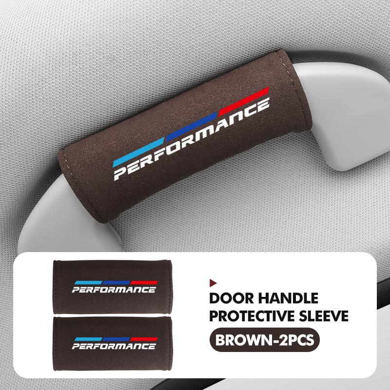 Suede Car Roof Armrest Handle Protection Cover Soft Comfortable Protector Covers For BMW 1 2 3 5 7 Series X1 X2 X3 X4 X5 X6 G20