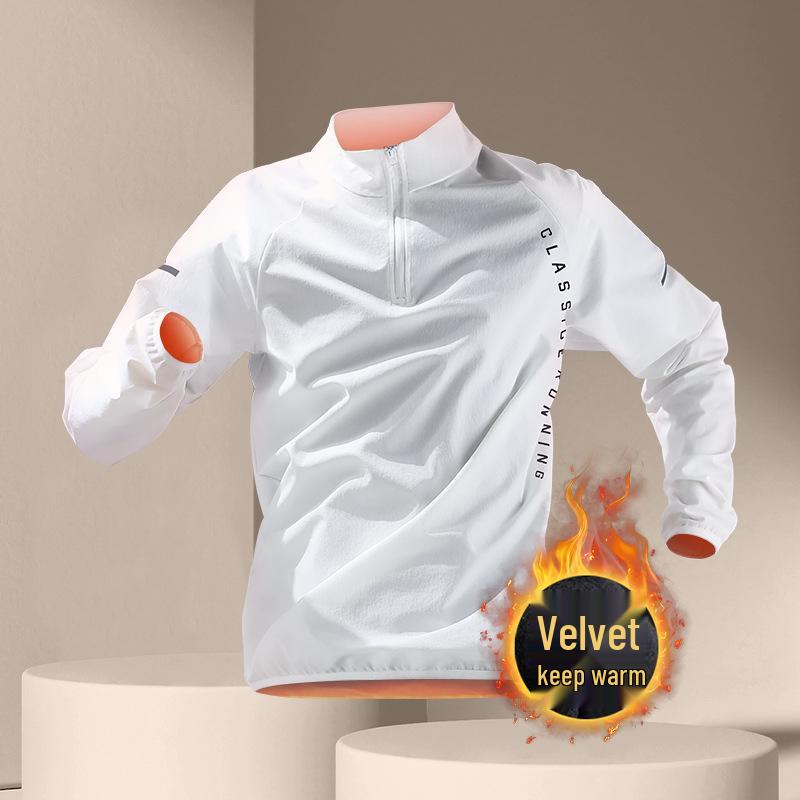 

Men s Quick-Dry Windbreaker: 2025 Autumn/Winter Outdoor Running & Cycling Jacket with Stand Collar. L [100-120 jin]