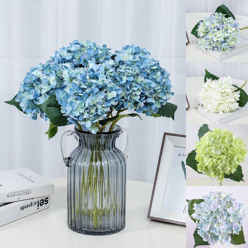Stunning 55cm Artificial Silk Hydrangea Bouquet Perfect For Wedding And Home Decor
