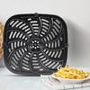 Universal Air Fryer Grill Pan Food Separator Cooking Divider Kitchen Square Nonstick Fry Coating Pan Fit for Chefman 8QT