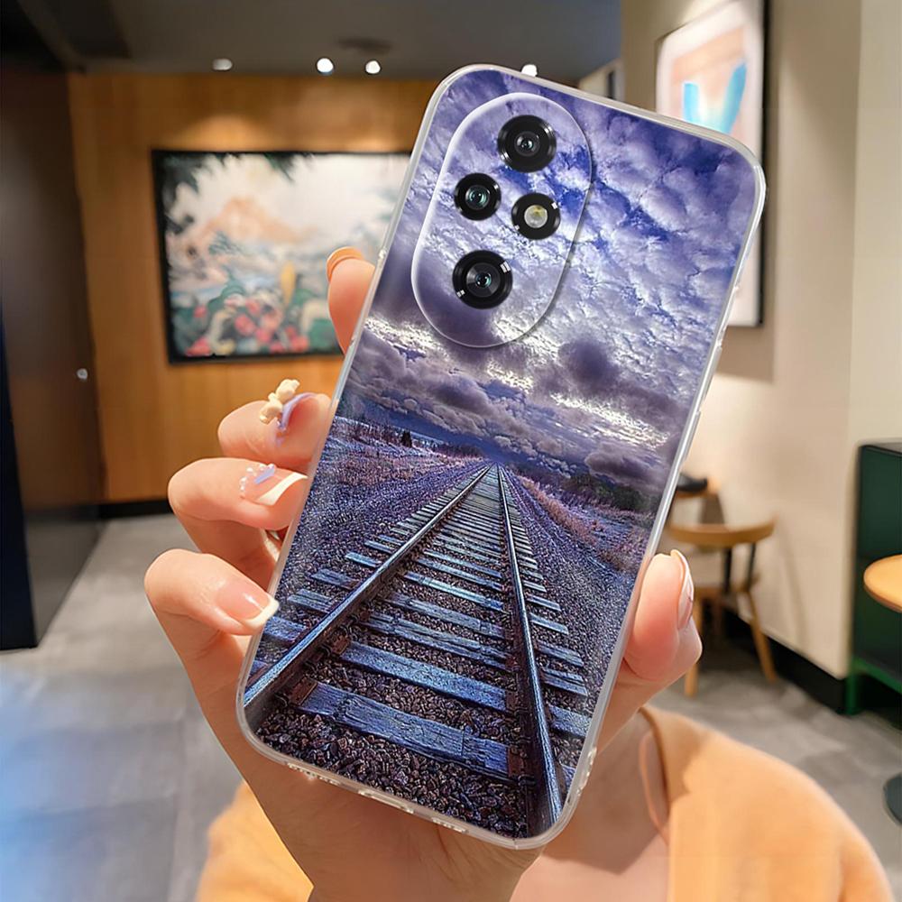 For Honor 200 Pro Phone Case Cute Panda Soft Silicone Shell For Honor 200 Lite honor200 Case Fashion Clear TPU Back Cover Coque