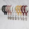 Thicken Solid Color Mute Hanging Loop Buckle Curtain Rings Curtain Accessories Roman Rod Clip Hook