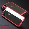 Flip Case Magnetic For Iphone X 8 7 Plus Clear Tempered Glass Film Phone Cases