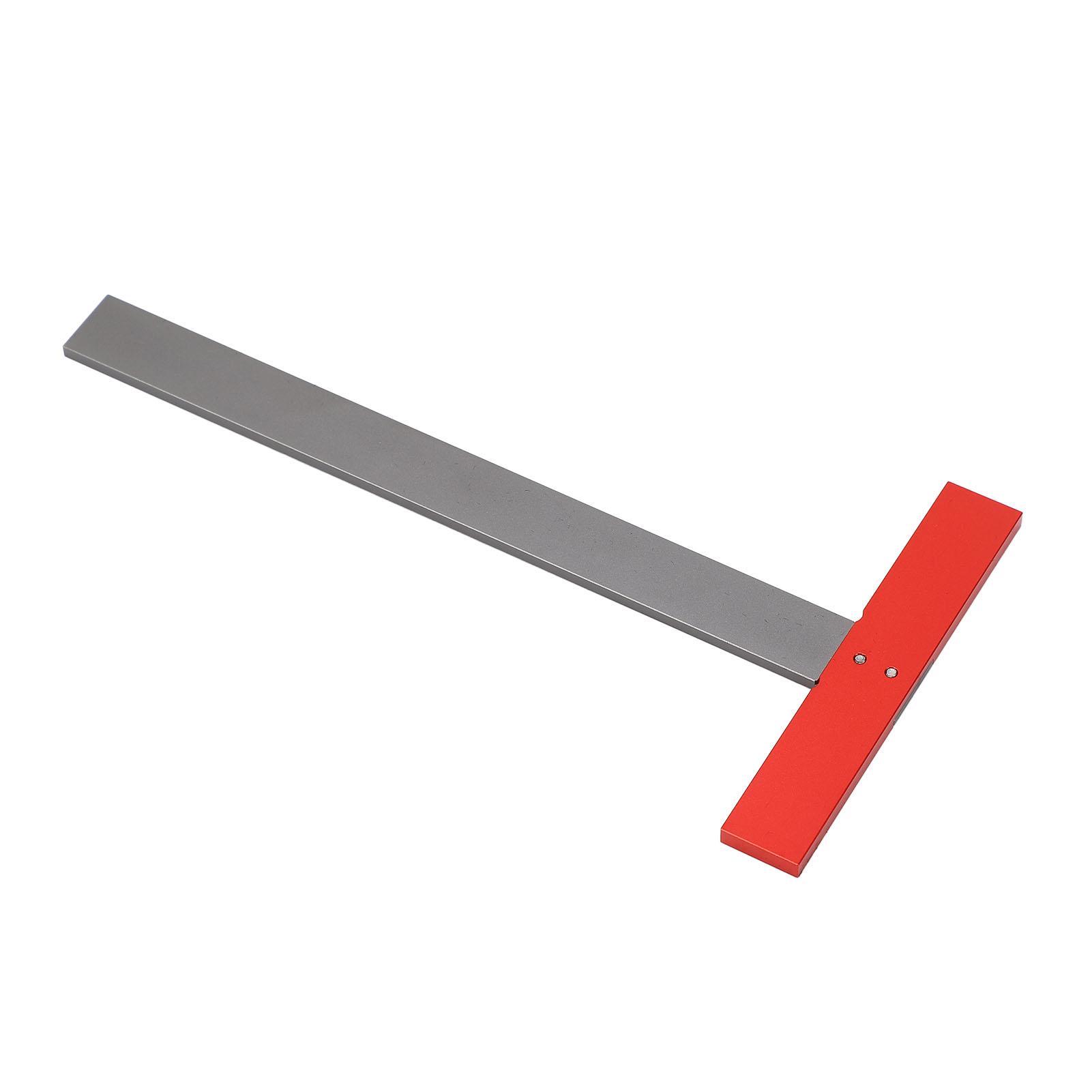 

T Square Ruler Aluminum Alloy Accurate Scale Multifunctional Portable Woodworking Ruler