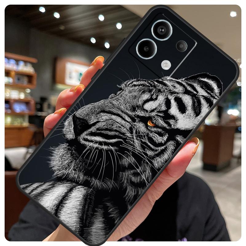 Animal Tiger Case For Xiaomi Redmi Note 14 10 11 12 13 15 Pro Plus Cover For Redmi 15 15C 14C 10C 12C 13C