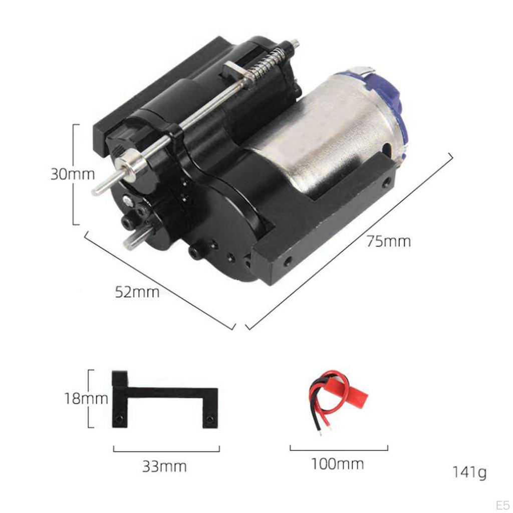 1/12 RC Car Gearbox Transmission Model Vehicle Parts for C24,Gas,D90 91 96 98 99S