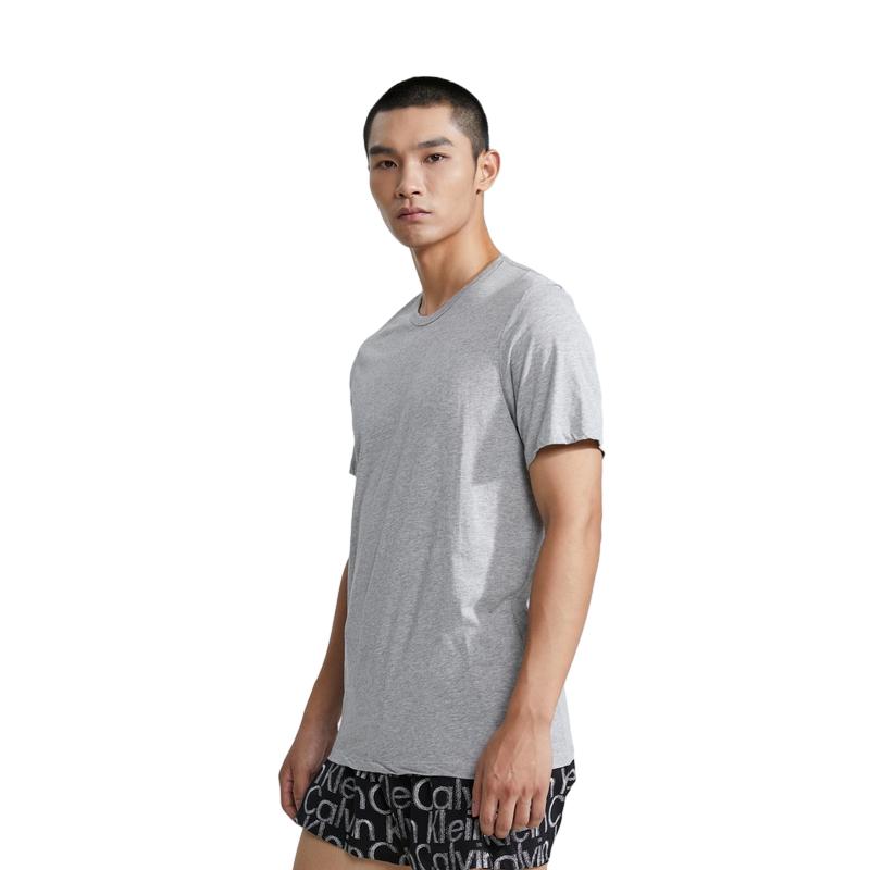 Calvin Klein Minimalist Printed Cotton Slim Fit Home Short Sleeve Pajama Top Men tops Space-Black Marble-Gray Moonlight-White NP2208O-MP1