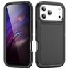 Para iPhone 17 promax 16 15 14 13 Pro Max Capa Resistente a Impactos Híbrida Robusta com Tampa Traseira Dura
