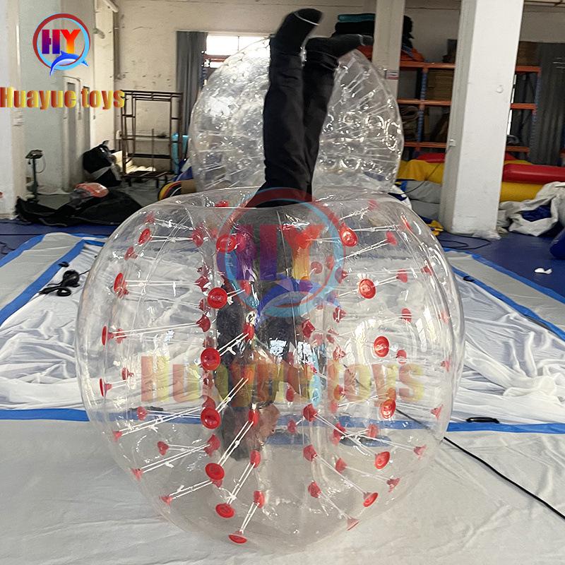 

Inflatable PVC Bumper Ball for Kids and Adults - Outdoor Bubble Football Standard Air Pump