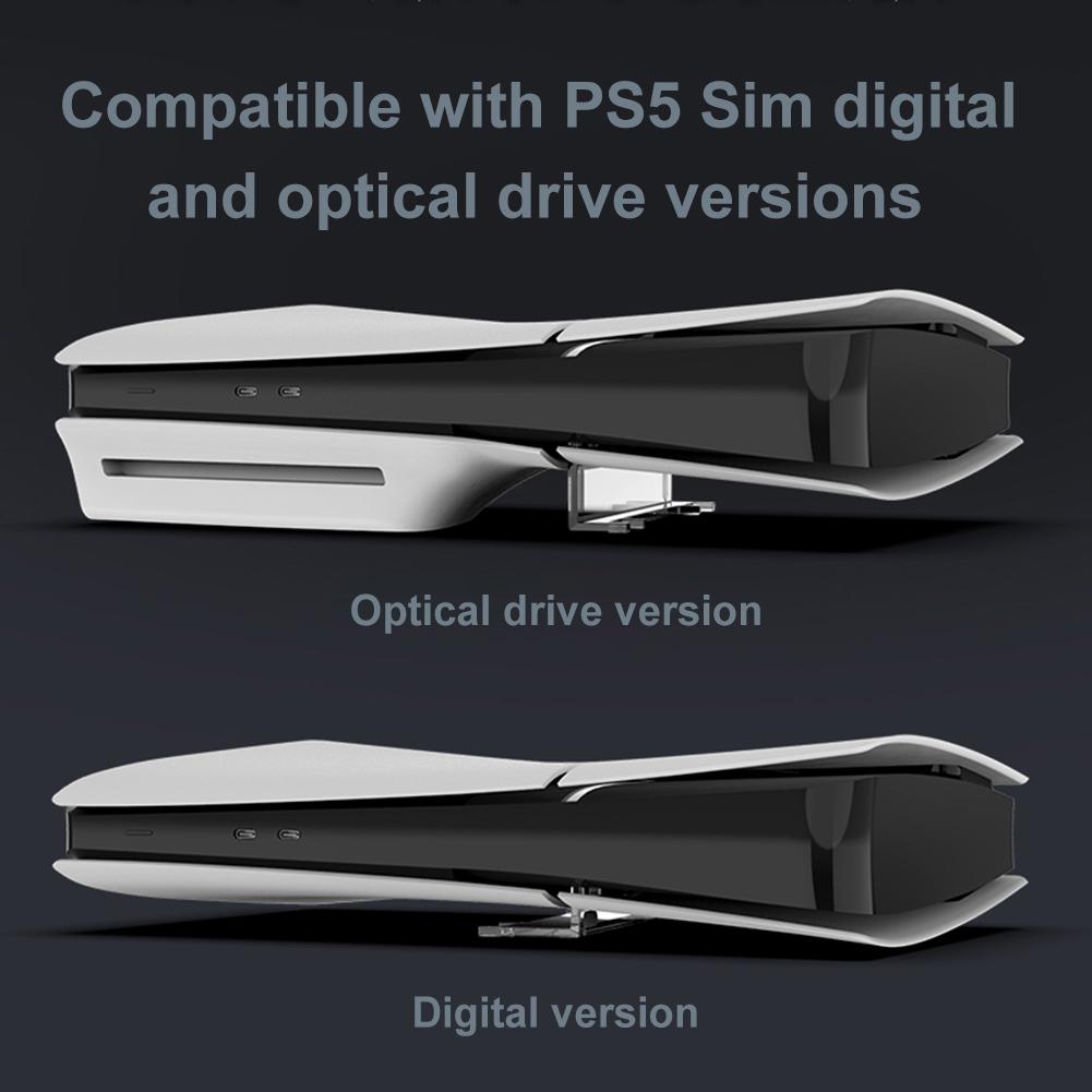 Für PS5 Slim Horizontaler Konsolenständer Feste Halterung Stabile Basis Ständerhalter für Playstation 5 Slim Disc&Digitale Edition