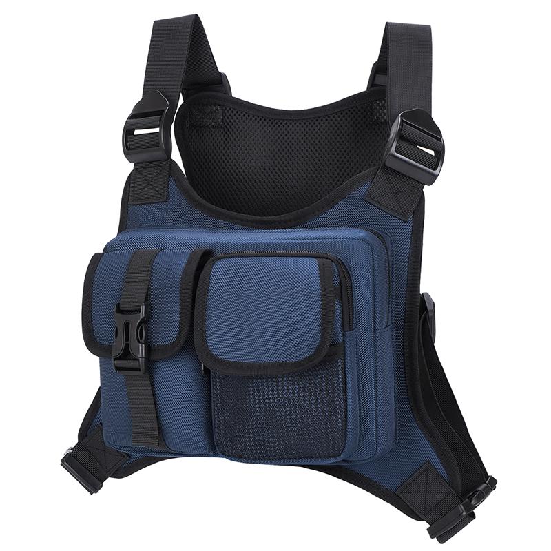 Men's Tactical Anti-Theft Chest Bag – Outdoor Vest Pack for Cycling Running & Sports Activities
