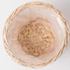 KX4B Woven Wicker Plant Flower Container with Plastic Liner For Home and Garden Use