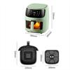 8L Visual Window Air Fryer Touch Screen Smart Fryer Large Capacity Family Size Energy Efficient Kitchen Appliance
