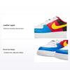 נעלי סניקרס לילדים UNO x Air Force 1 Low PS יום הולדת 50 לבן צהוב-הדר אדום אוניברסיטאי DO6635-100