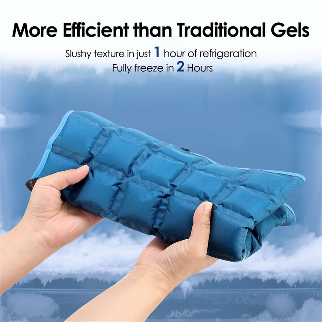 Cold/Hot Polymer Gel Packs - Reusable Knee Cold Compress Bags - For Supporting Soft Tissue Injuries - For Cold Storage Use Bags