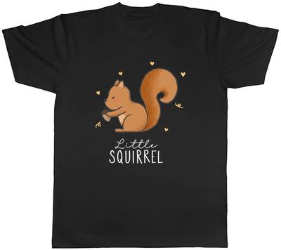 Little Squirrel Mens T-Shirt Nutty Agile Bushy Tee Gift