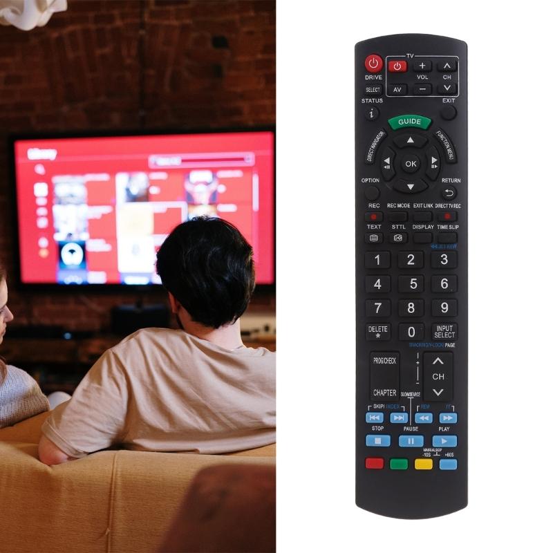 N2QAYB000466 Remote Control Replacement Fit for DVD Recorder DMR-EZ45 DMR-EZ47 DMR-EZ48 DMR-EZ49 DMR-EZ49V MR-EZ49VEBK