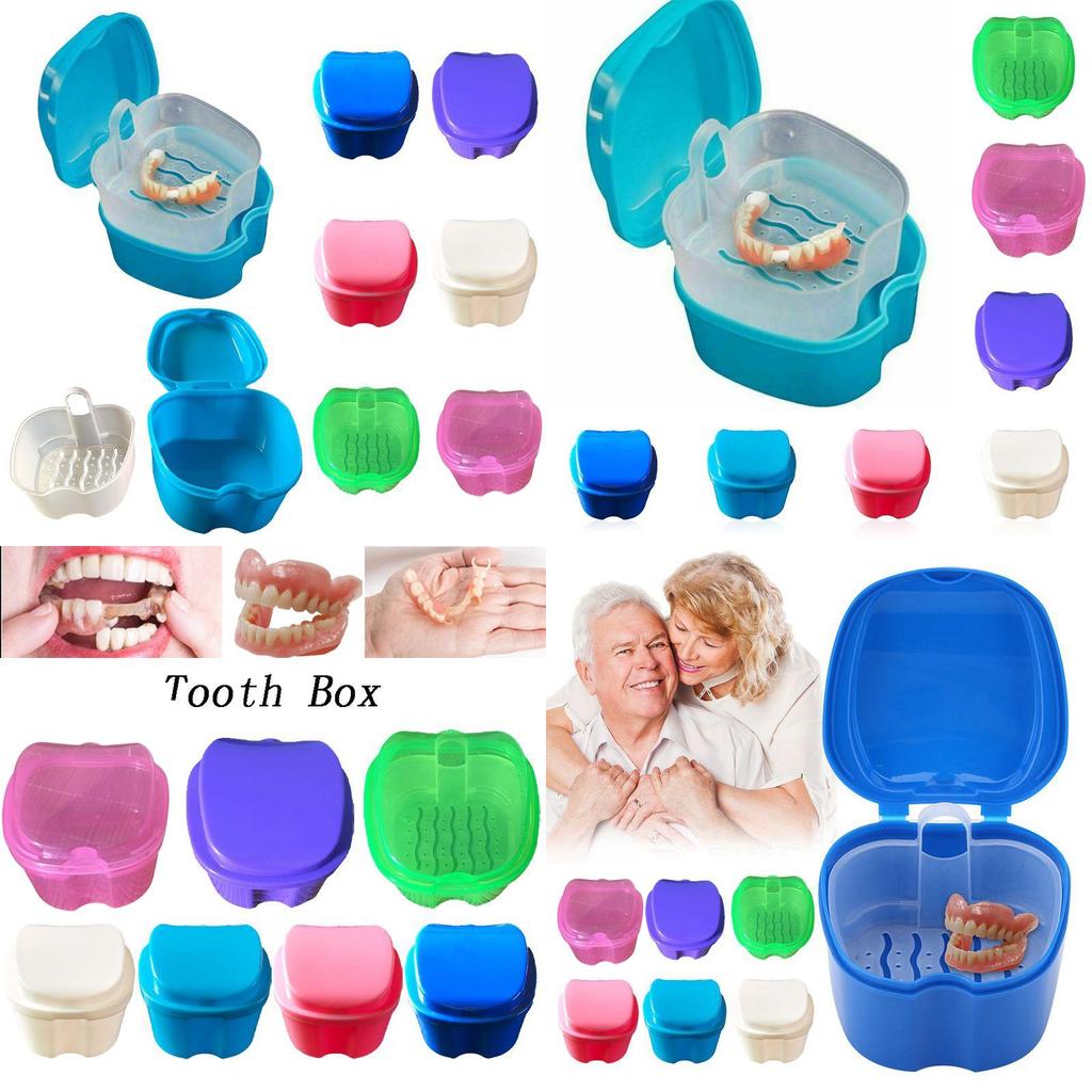 Denture Bath Box Durable And Convenient Storage