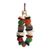 Parrot Corn Cob Toy Boredom Relief Colorful Parrot Chewing Toy Bird Nest Hanging Toys for Rabbit