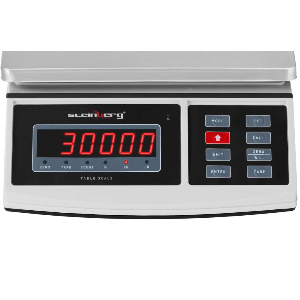 Postal scale for parcels of letters LED 30kg 1g