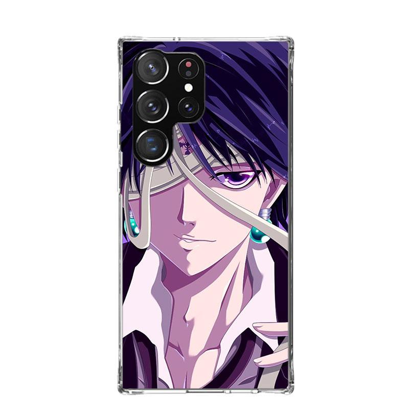 Huner X-Hunters Chrollo Shizuku Phone Case For Samsung Galaxy S26 Ultra S23 S24 S25 Edge S20 FE S21 S22 Plus Soft Print Shell Co