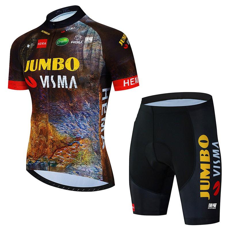Men Women Cycling Jersey Short Sleeve Quick Dry Bike Shirt Road Sportswear