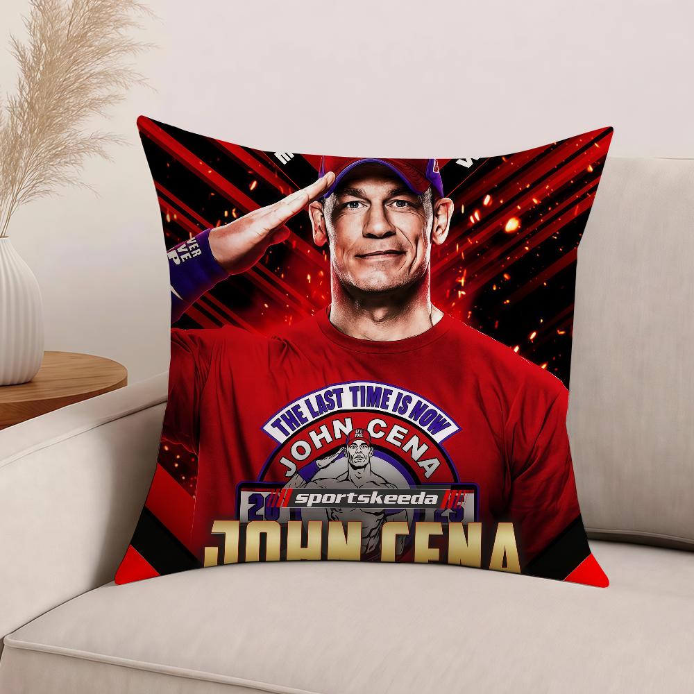 HOT Wrestler J-John C-Cena COOL Pillow Case Office Cushions Suitable For Sofa Car Bedroom Decorative Cushion Cover