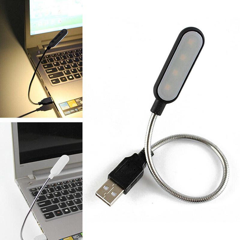 Mini Usb Led Light Flexible Bright Notebook Portable Lamp Pc Computer Laptop