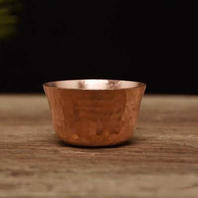 Bakır El Yapımı Dövme Kahve Fincanı Su Bakır Çay Fincanı Çok Fonksiyonlu Çay Takımı El Yapımı Bakır Su Kasesi