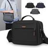 Professional Men's Crossbody Bag - Water-Resistant Oxford Messenger for Work (Large Capacity Oxford Sling with Secure Zippers)