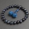 Prayer Beads Made In Japan In Japan Prayer Beads for Luxury Natural Stone Aotora Meishi 22 Beads Pure Silk Tassel Prayer Bag Included Handmade Prayer