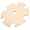 Wooden Wine Glass Drying Rack and Bottle Holder Wine Storage for 6 Glass And 1 Wine Bottle