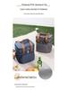 Large Capacity Insulated Picnic Lunch Bag - Double Layer, Waterproof, Handheld/Shoulder Design