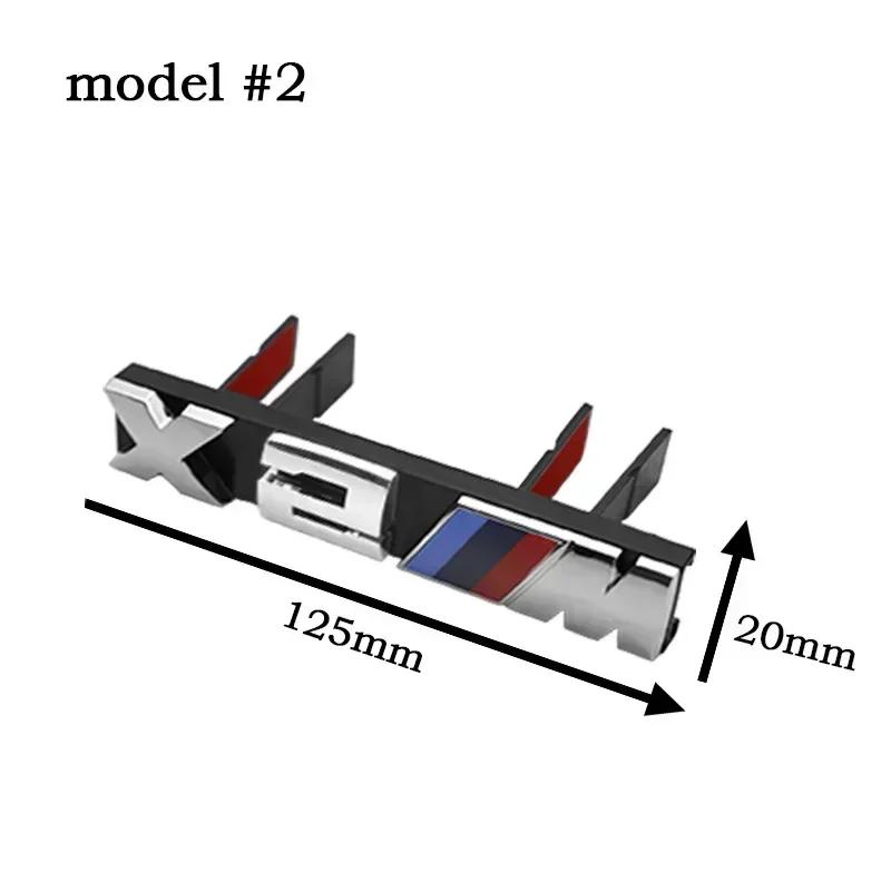 -BMW M Logo 3D Frontgrill Plakette Emblem Für X1 X2 X3 X4 X5 X6 X7 X8 E84 E83 F39 F10 F30 G11 G07 G80 G60 E60 E46 Auto Zubehör