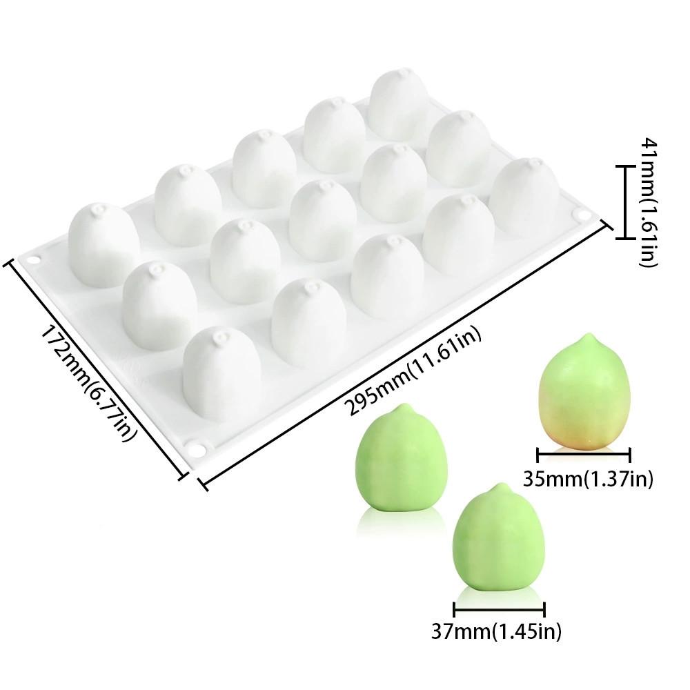 Mango Raspberry Silicone Molds for Baking Mousse 3D Fruit Lemon Strawberry Chocolate Cake Decoration Mold Kitchen Tools