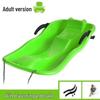 Durable Snowboard for Adults & Kids - Multi-Use Sled, Skateboard, and Sandboard with Cushion and Brake
