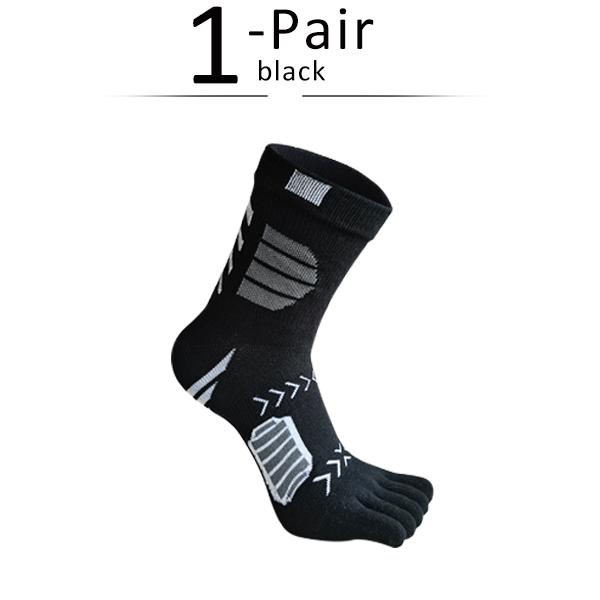 1/5 Paare Sport Zehensocken Kompressions Baumwolle Schweißabsorbierend Deodorierend Fahrrad Marathon Fitness Outdoor Basketball 5-Finger-Socken