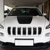 Car Front Engine Hood Decal Sticker Cover Emblem Trim for Jeep Cherokee 2014 2015 2016 2017 2018 2019 2020 2021 2022 2023 2024 2025 Exterior
