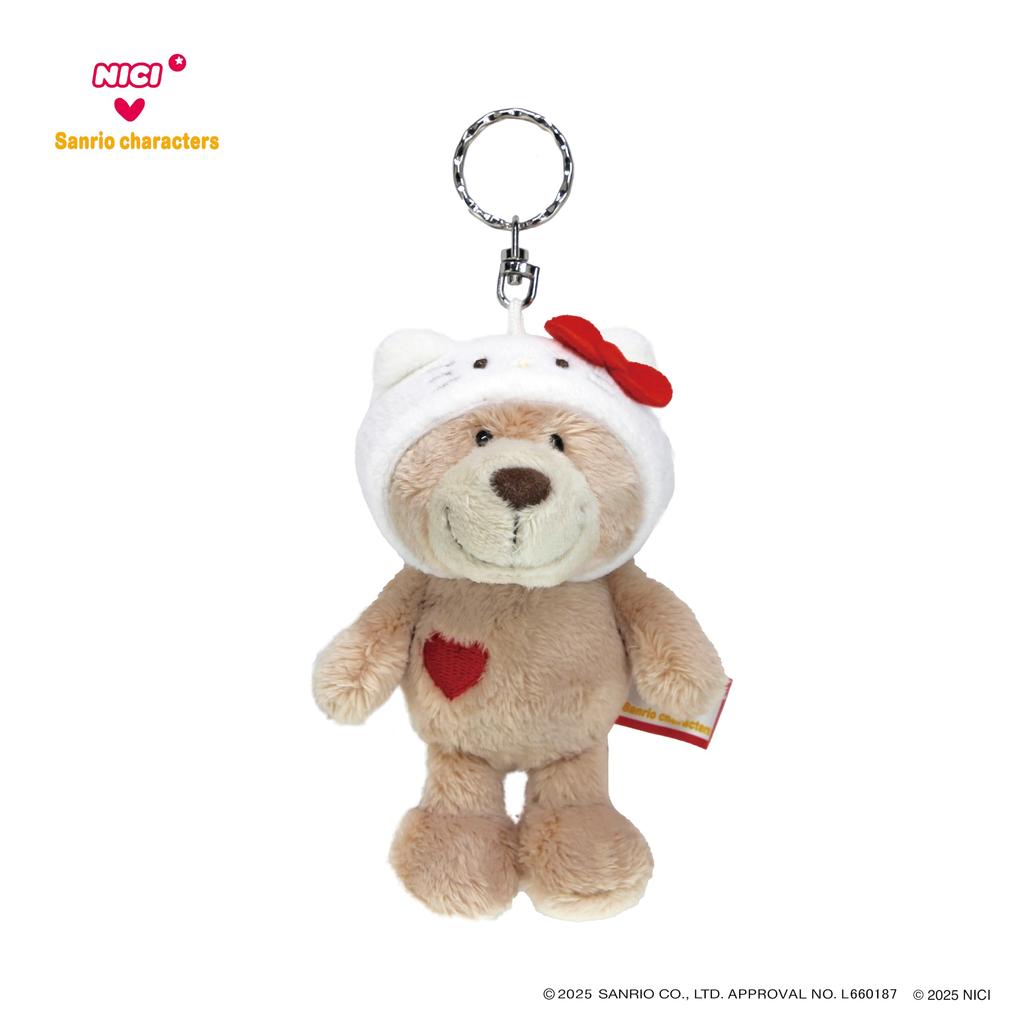 [NICI X Sanrio] Plush Mascot for Women, Brown