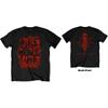 Slipknot WANYK Roter Aufnäher T-Shirt Schwarz Neues Unisex T-Shirt
