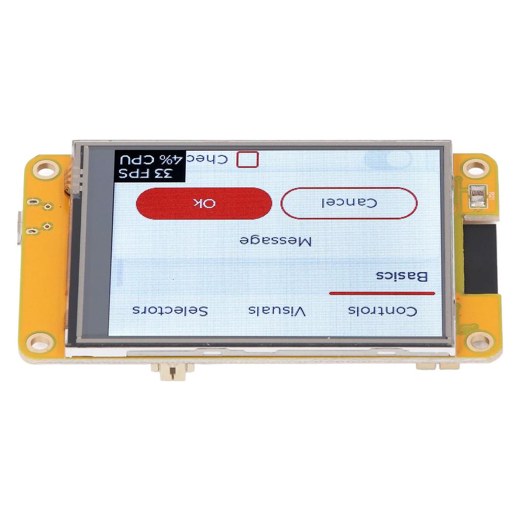 32 Development Board with 2.8 Inch , 240MHz Double CPU Wireless Fidelity Module, Smart Display Development Board