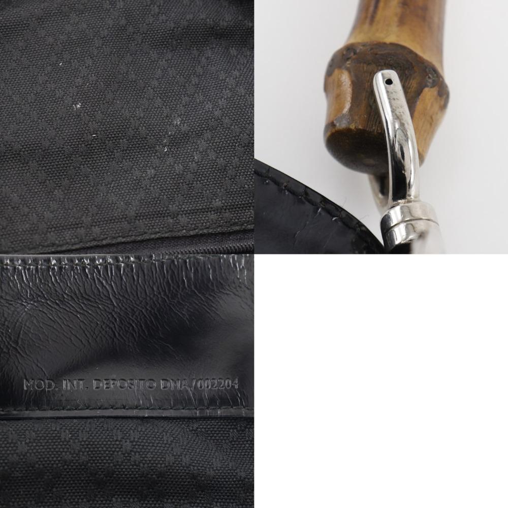 GUCCI Handbag 001.2123.1577 Nylon canvas/Bamboo Women Used