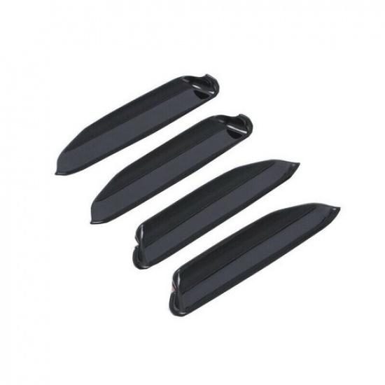 Glossy Black Exterior Door Handle Bowl Cover Trim For Volkswagen ID.4 2021 2022