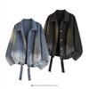Men Autumn Gradient Denim Jacket