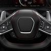 Real Carbon Fiber For Chevy Corvette C8 2020 2021 2022 2023 2024 2025 Steering Wheel Button Cover Trim Interior Accessories