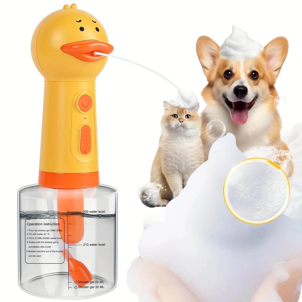 Spruzzatore Schiuma Elettrico per Toelettatura Cani - Pulisce a Fondo il Pelo del Cane, Materiale ABS, Ideale per Cani