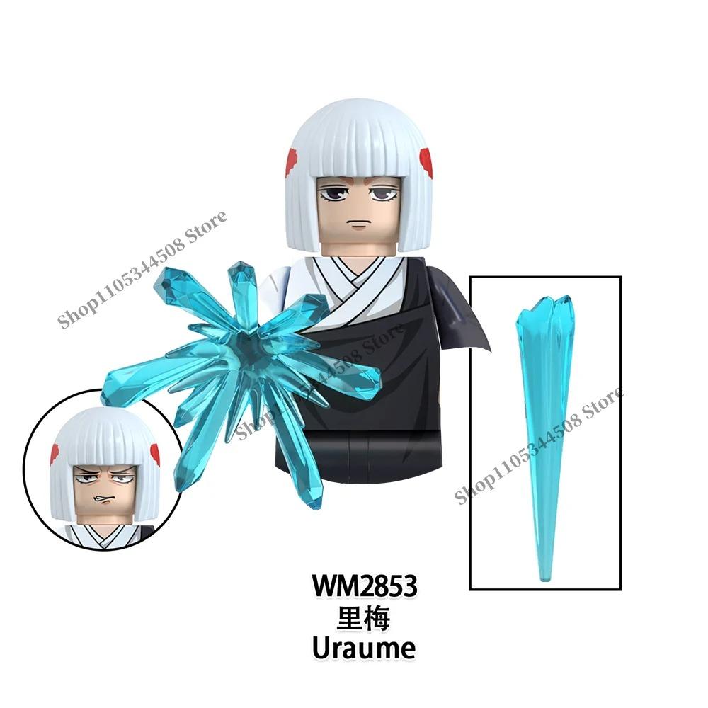 Jujutsu Kaisen Anime Bausteine Fushiguro Toji Tsukumo Yuki Hanao Choso MINI Cartoon Puzzle Bausteine Sammlung Geschenk