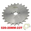520# Chain 20mm 10T 11T 12 13 14 15 16 17 18 19 20 21 22 23T Teeth For 50cc to 125cc Off-road Bicycle ATV Front Engine Sprocket