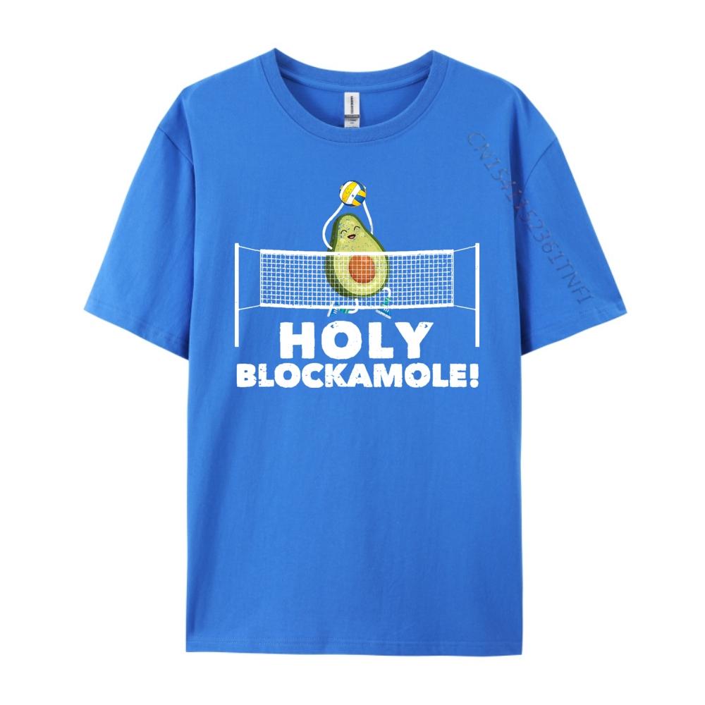 Holy Blockamole Volleyball Funny Sports Player Blocker Brand Clothing Women Tee Shirt Men