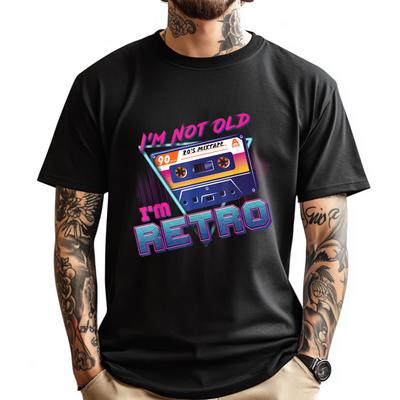 I M Not Old I M Classic 80 Music Cassette Mixtape Graphic T Shirts 100 Cotton Student Christmas Shirt Gothic Style